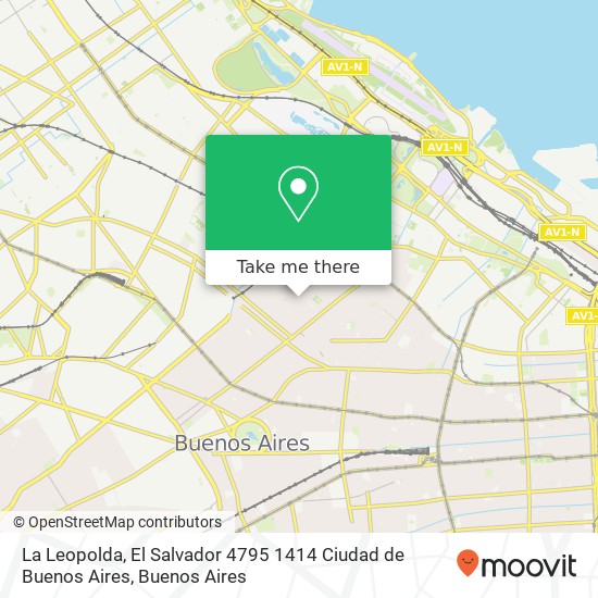 La Leopolda, El Salvador 4795 1414 Ciudad de Buenos Aires map