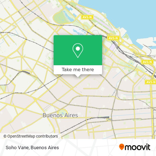 Soho Vane map