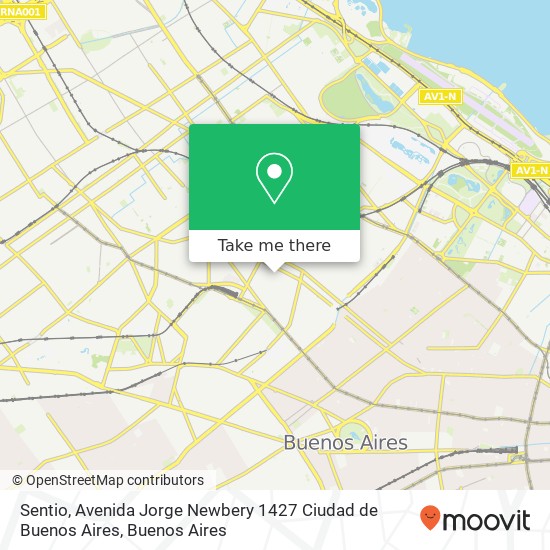 Sentio, Avenida Jorge Newbery 1427 Ciudad de Buenos Aires map