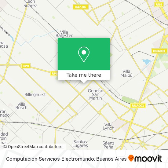 Mapa de Computacion-Servicios-Electromundo