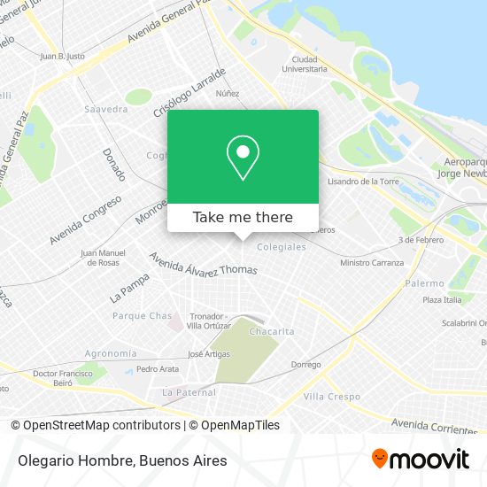 Olegario Hombre map