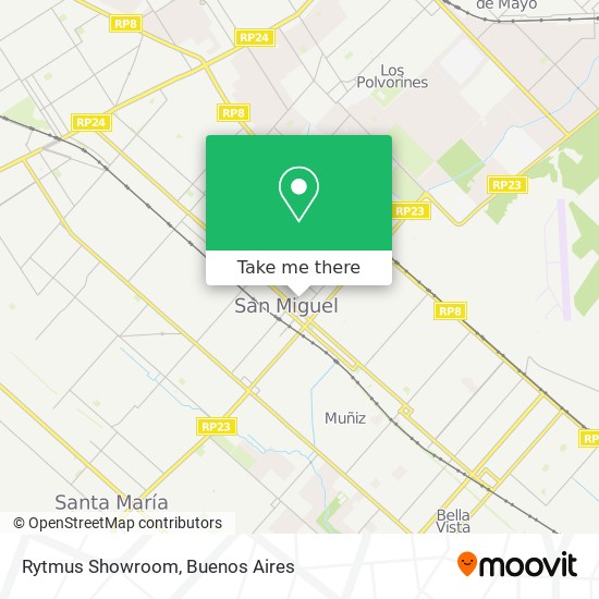 Rytmus Showroom map