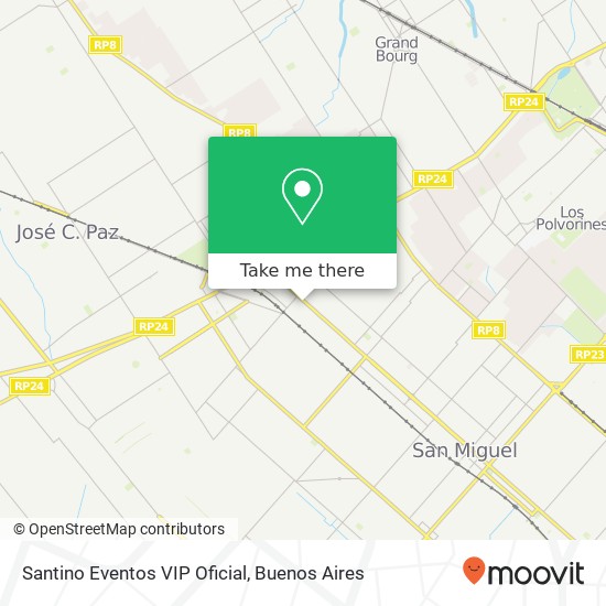 Santino Eventos VIP Oficial map