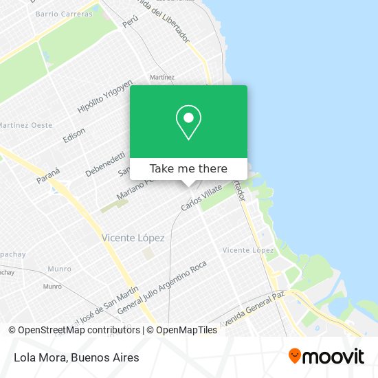 Lola Mora map
