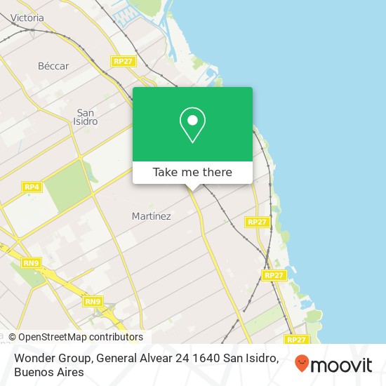 Wonder Group, General Alvear 24 1640 San Isidro map