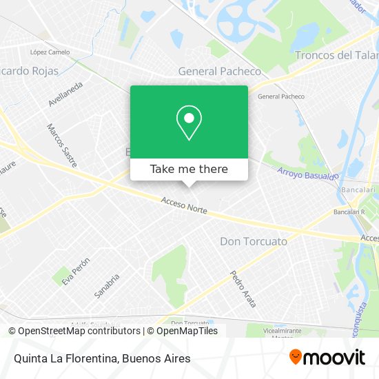 Mapa de Quinta La Florentina