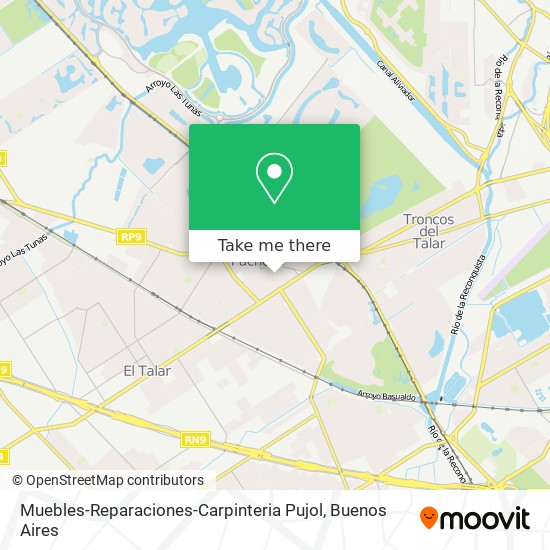 Muebles-Reparaciones-Carpinteria Pujol map