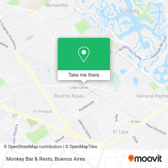 Monkey Bar & Resto map