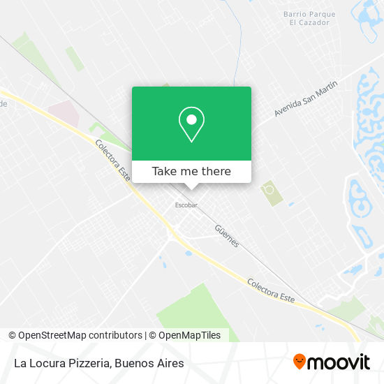 Mapa de La Locura Pizzeria