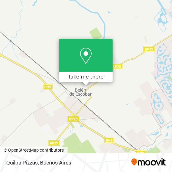 Quilpa Pizzas map