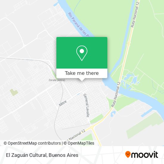 El Zaguán Cultural map