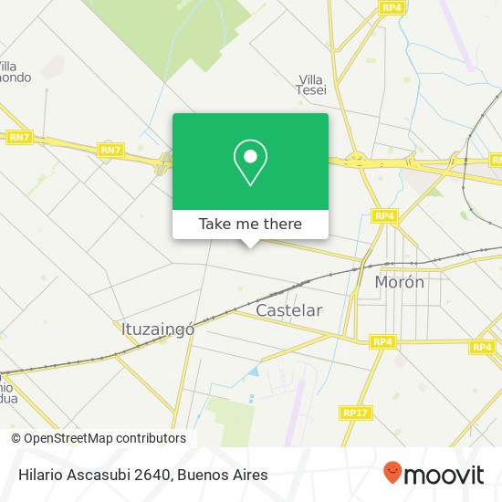 Hilario Ascasubi 2640 map