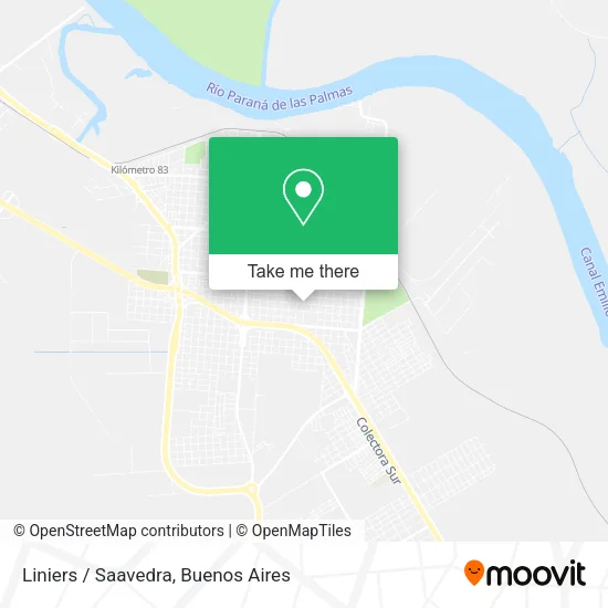 Liniers / Saavedra map
