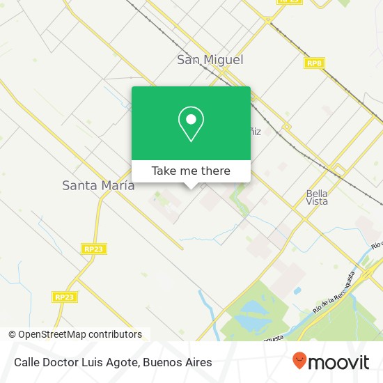 Calle Doctor Luis Agote map