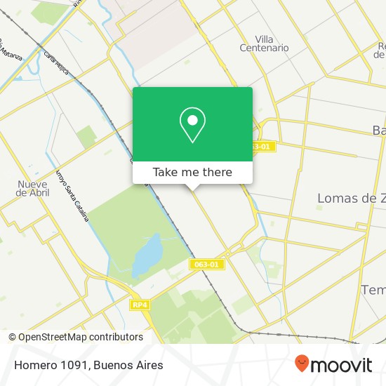 Homero 1091 map