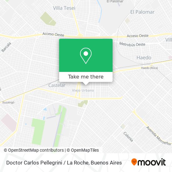 Mapa de Doctor Carlos Pellegrini / La Roche
