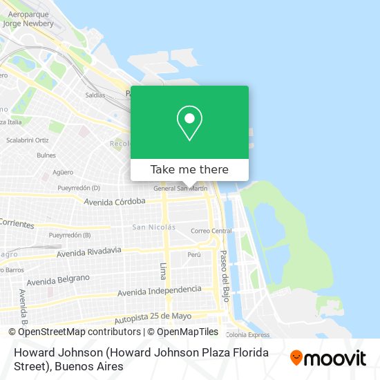 Howard Johnson (Howard Johnson Plaza Florida Street) map