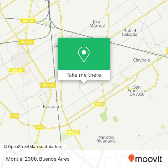 Montiel 2300 map