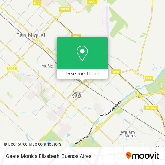 Gaete Monica Elizabeth map