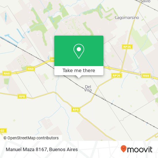 Manuel Maza 8167 map