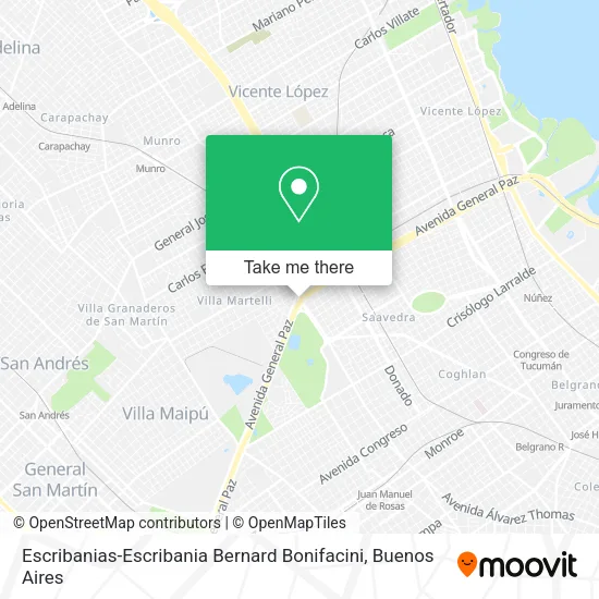 Mapa de Escribanias-Escribania Bernard Bonifacini