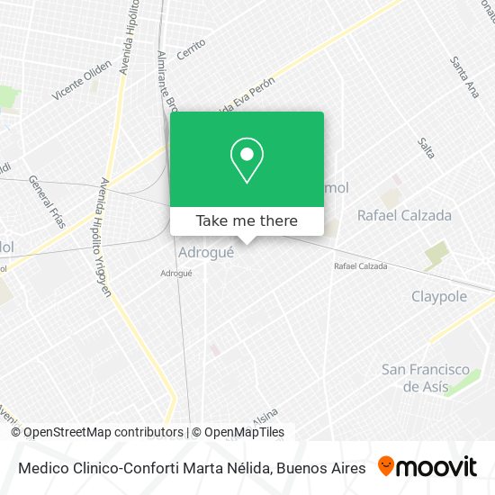 Medico Clinico-Conforti Marta Nélida map