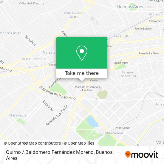 Quirno / Baldomero Fernández Moreno map