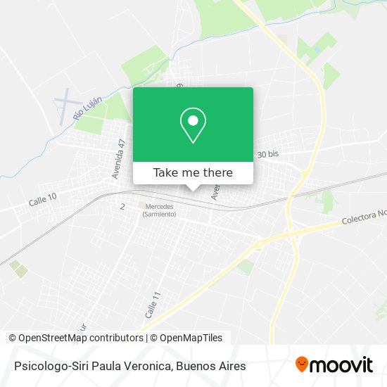 Psicologo-Siri Paula Veronica map