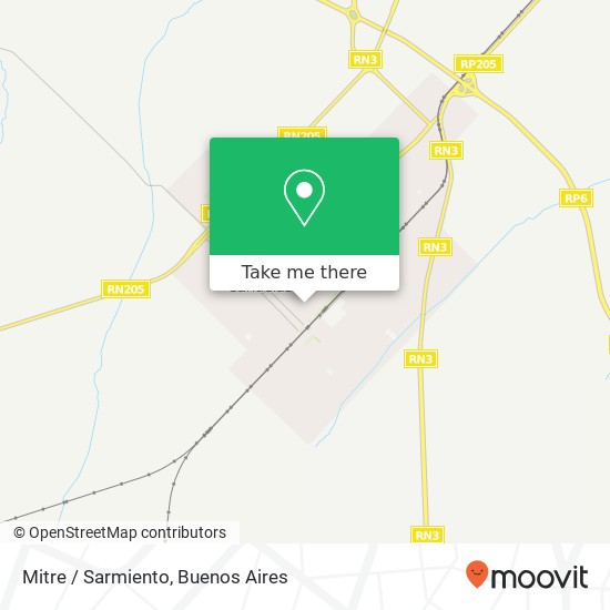 Mapa de Mitre / Sarmiento