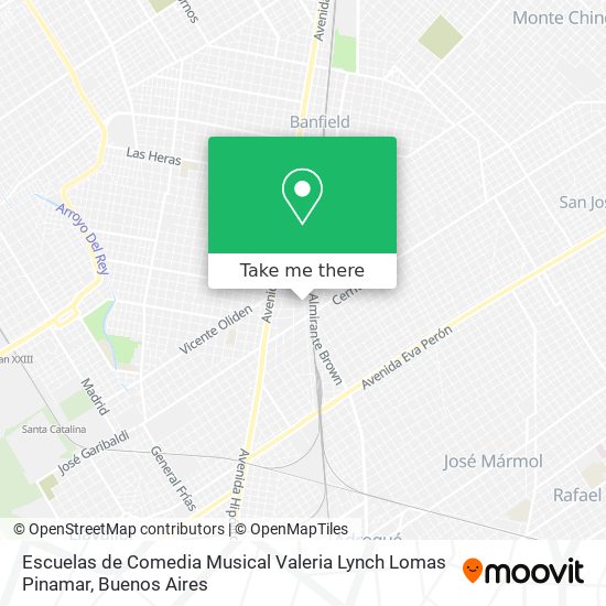 Escuelas de Comedia Musical Valeria Lynch Lomas Pinamar map
