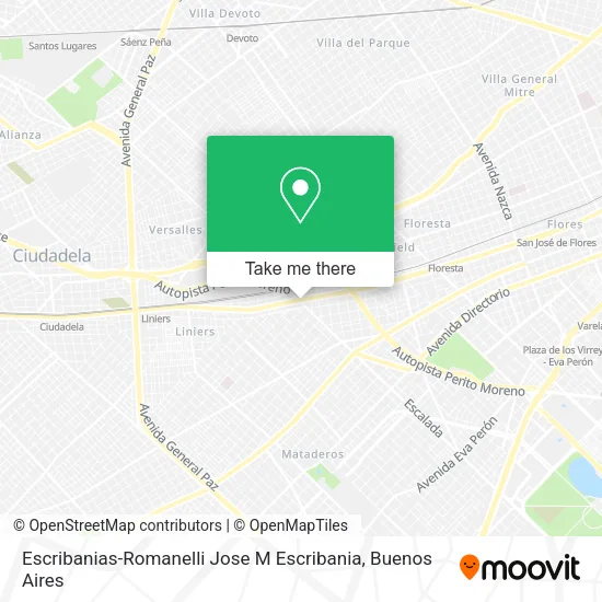 Mapa de Escribanias-Romanelli Jose M Escribania