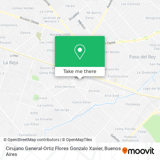 Cirujano General-Ortiz Flores Gonzalo Xavier map
