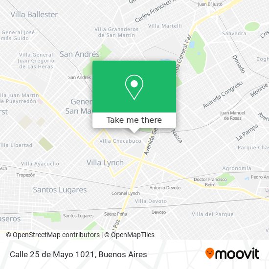 Calle 25 de Mayo 1021 map