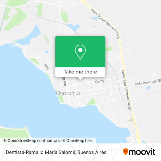Mapa de Dentista-Ramallo María Salomé