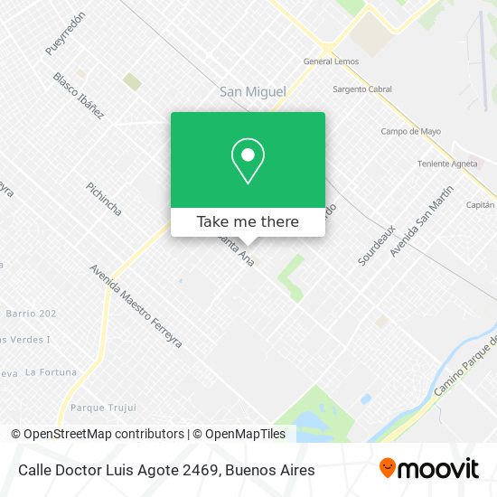 Calle Doctor Luis Agote 2469 map