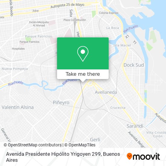 Avenida Presidente Hipólito Yrigoyen 299 map