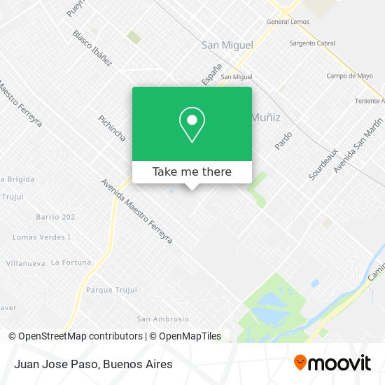Juan Jose Paso map