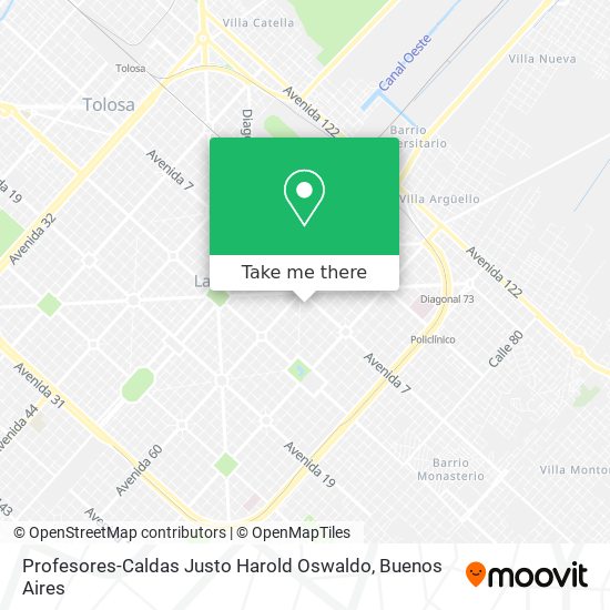 Profesores-Caldas Justo Harold Oswaldo map