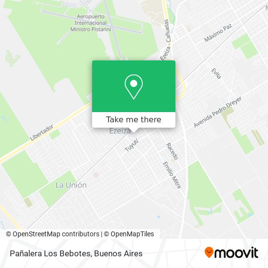 Pañalera Los Bebotes map