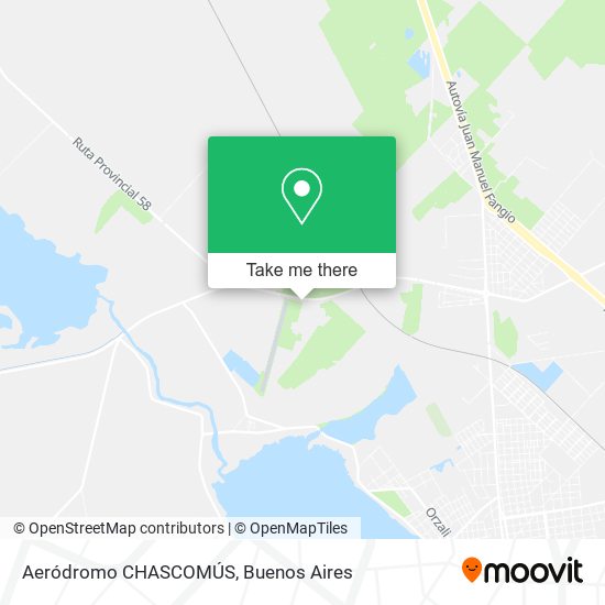 Mapa de Aeródromo CHASCOMÚS