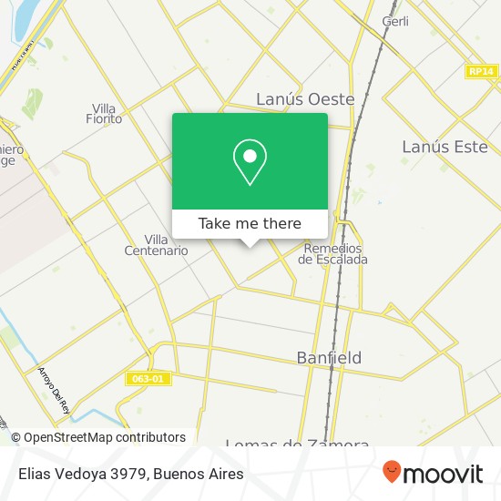 Mapa de Elias Vedoya 3979