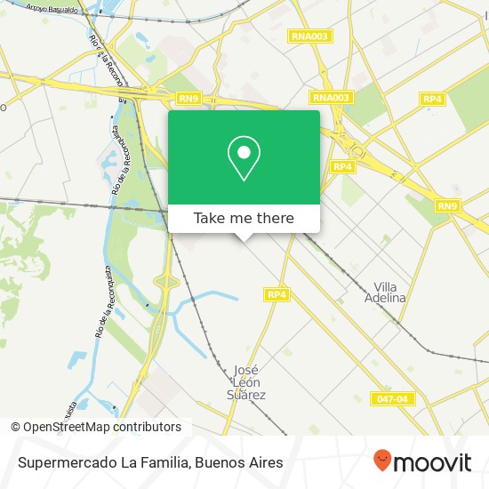 Supermercado La Familia map