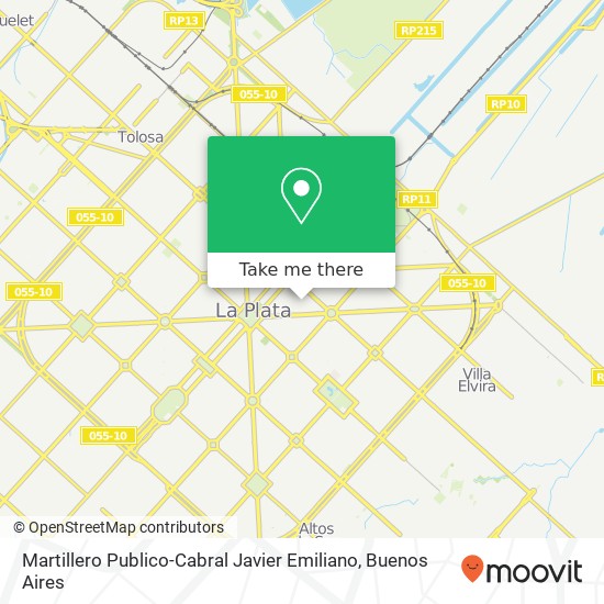 Mapa de Martillero Publico-Cabral Javier Emiliano