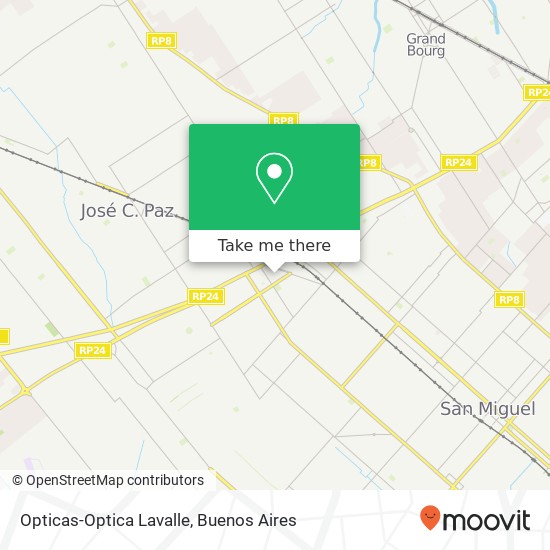 Mapa de Opticas-Optica Lavalle