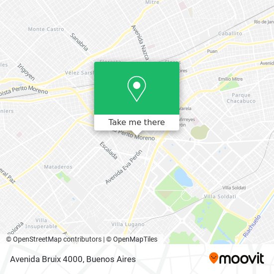 Avenida Bruix 4000 map