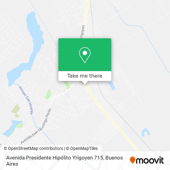 Avenida Presidente Hipólito Yrigoyen 715 map