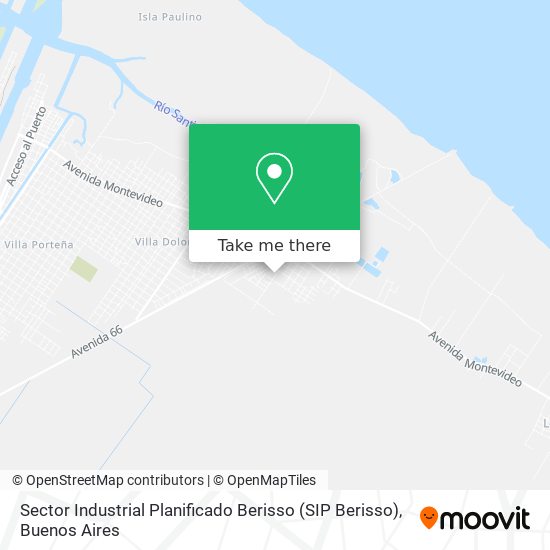 Sector Industrial Planificado Berisso (SIP Berisso) map