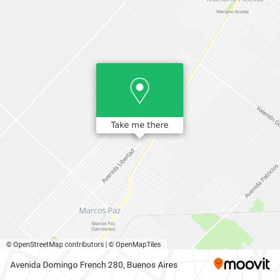 Avenida Domingo French 280 map