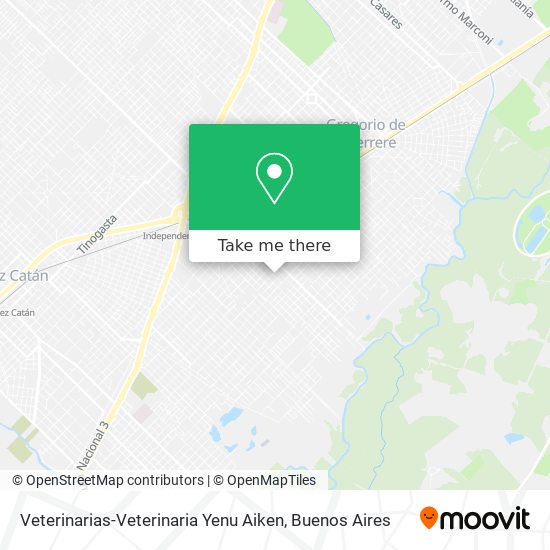 Veterinarias-Veterinaria Yenu Aiken map