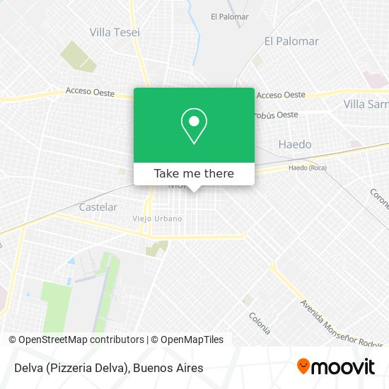 Mapa de Delva (Pizzeria Delva)